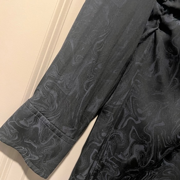 Halogen Marbleized Long Sleeve Shirt Dress - Picture 5 of 8